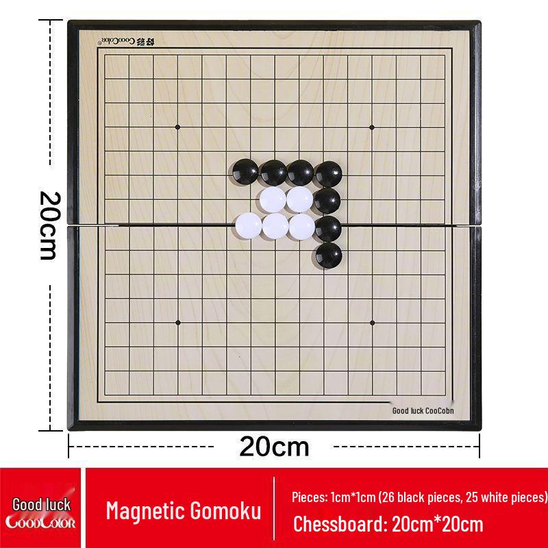 

Foldable Magnetic Chinese Checkers Board Game for Kids – Medium Size, Educational & Multifunctional