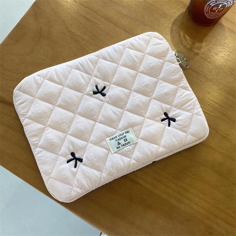 Li Shen Cute Diamond Embroidery Bow Tablet/Laptop Sleeve