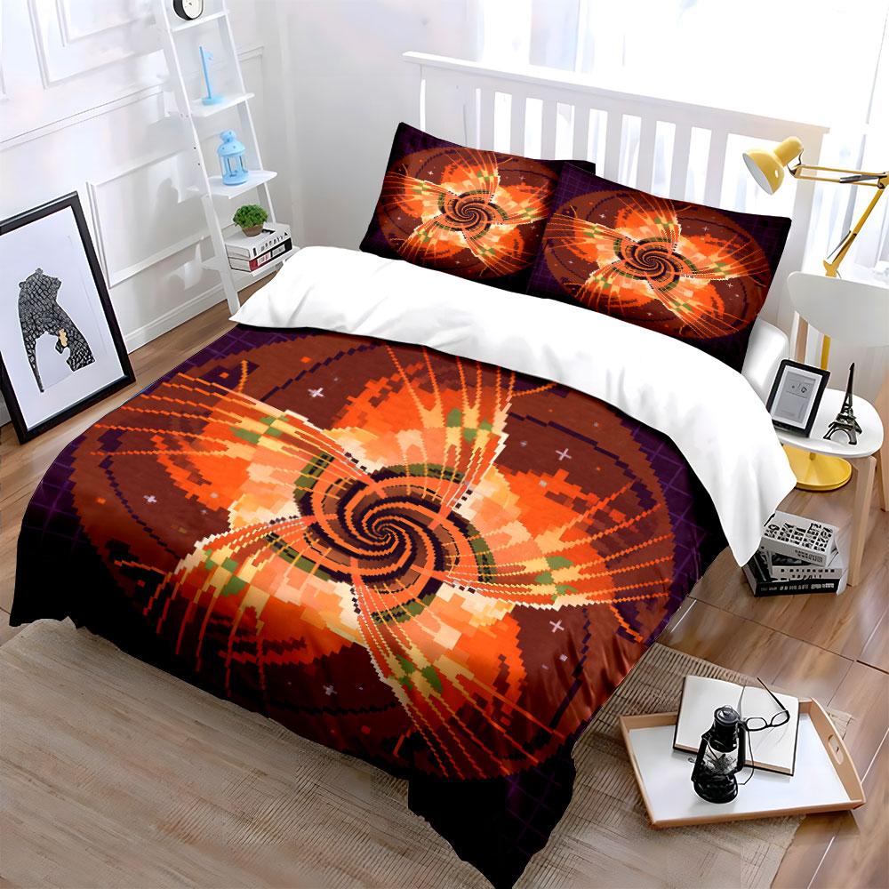 Abstract Art Decor Set Soft Comfortable Duvet Cover Bedding Set Included 1*Duvet Cover & 2*Pillowcases, Gift