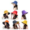 Bucket Hat 360 Degree UV Protection Adjustable Drawstring Fisherman Hat with Wide Brim Summer Travel Hat