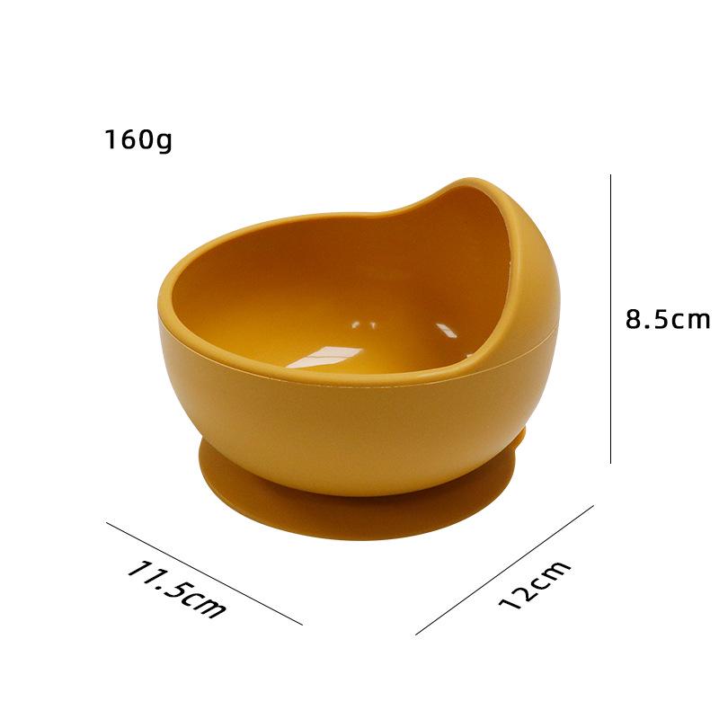 Silicone Suction Bowl for Baby Feeding - Non-Slip with Lid