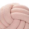 Plush Knot Ball Pillow Diameter 22cm Room Decoration for sofa Couch Brown