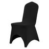 50pcs Black Polyester Spandex Party Chair Covers Decotation Solemn Easy Clean