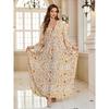 2025 New European and American Beach Dress Women's Loose Robe Bikini Blouse Sunscreen Clothing