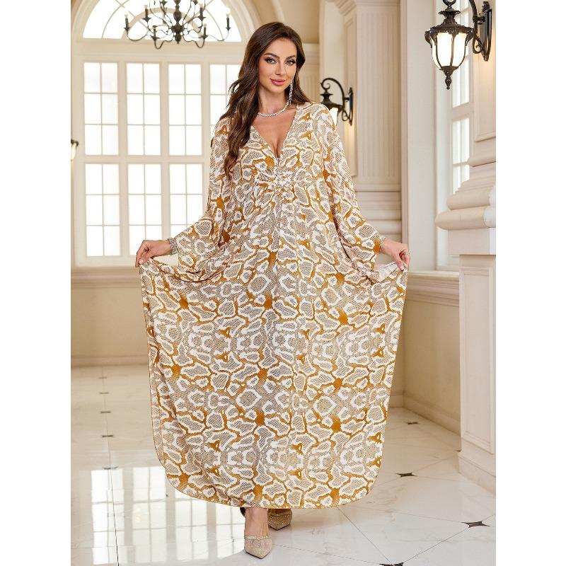 2025 New European and American Beach Dress Women's Loose Robe Bikini Blouse Sunscreen Clothing