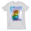 KITTEN UNICORN Rainbow Colours Galaxy  T-Shirt Mens Womens Tees Top Birthday Christmas