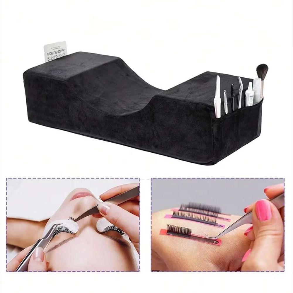 with Pocket Grafting Lash Head Cushion Detachable Cover Lash Pillow Neck Support  Beauty Salon