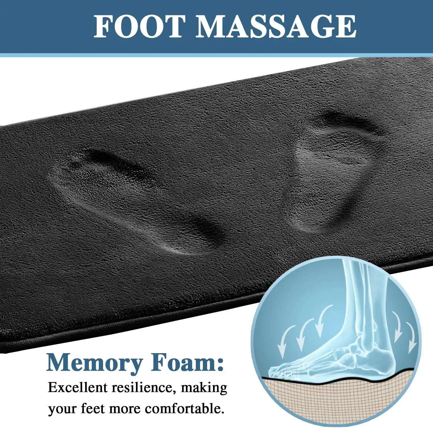 

Коврик для ванной из пены с эффектом памяти, туалетный коврик, очень мягкий нескользящий коврик для ванной, суперабсорбирующие коврики для ванной, коврики для пола в ванной, коврики для ног B 50X80CM чёрный