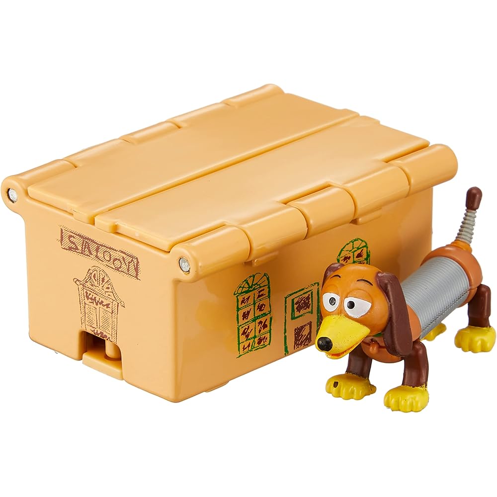 Tomica Dream Tomica Ride-On Toy Story TS-08 Slinky Dog with Cardboard Toy Box