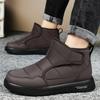 Men's padded lining soft thick sole heightened outdoor thickened warm lightweight comfortable stirrup ground cotton shoes snow boots cotton shoes