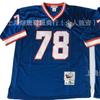ג'רזי רטרו Buffalo Bills NFL 12 34 מדים לכדורגל Throwback גברים כותנה בגדי ספורט