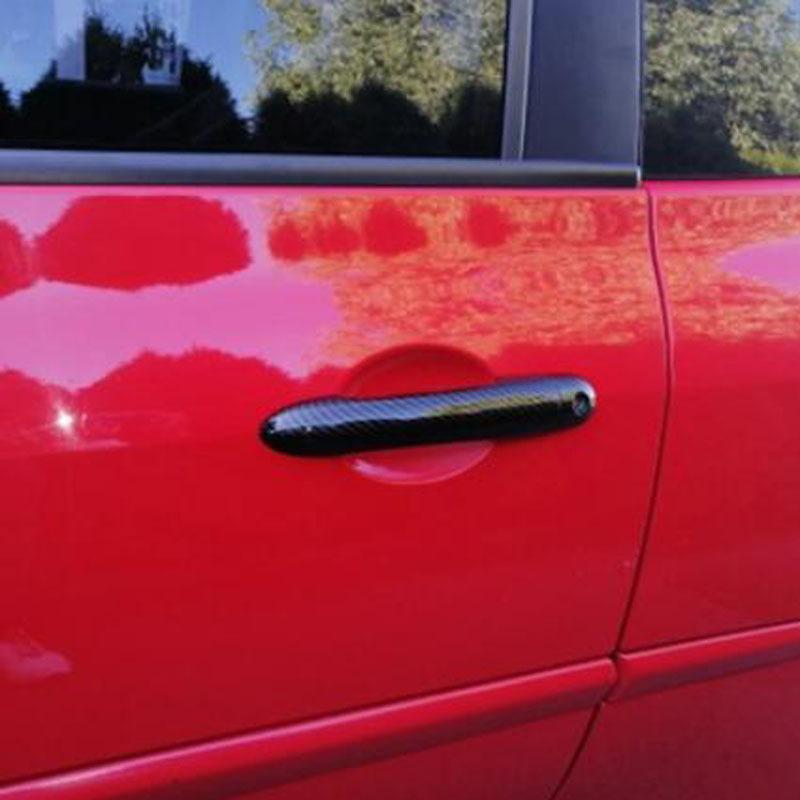 Türgriffabdeckung Zierleisten Griffe Abdeckungen für Renault Clio 3 III Mk3 Autozubehör Kunststoff Kohlefaser