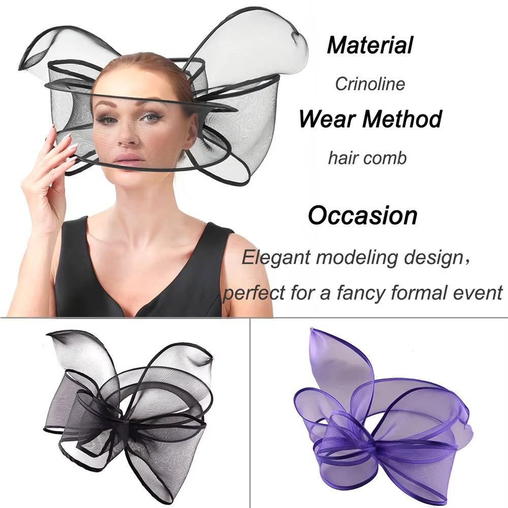 Veil Design Fascinator Hat Luxury Derby Hat Fashion Royal Race Hat For Women