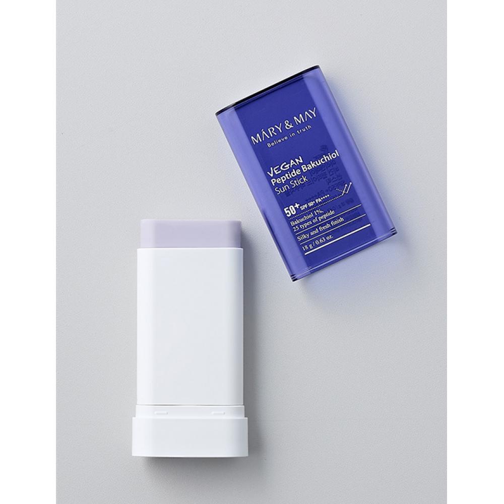 Mary May Vegan Peptide Bakuchiol Sun Stick Spf50+ Pa++++ 18g