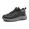 Spring and summer men's leather surface windproof and cold-resistant cotton shoes piled and thickened warm high-top men's shoes trendy