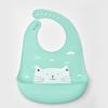 Babador de silicone à prova d'água para bebês - Babador de arroz descartável grande