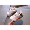 Spring and autumn toddler shoes soft baseplate shoes children single shoes little white shoes non-slip breathable 0-1-3 years and a half 2