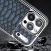 Premium Anti-Slip Faux Snakeskin Phone Case For iPhone 17 Pro Max Air 16 Plus 15 14 13 Cover High Quality Electroplating Shell