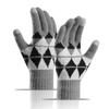 Thickened Knitted Gloves Touchscreen Five Finger Gloves Finger Separated Warm Gloves  Autumn Winter