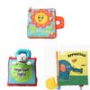Neues Stoffbuch für Kinder Reißfestes Blumen-Spielzeug Stoffbuch Baby-Spielzeug Frühpädagogisches Stoffbuch
