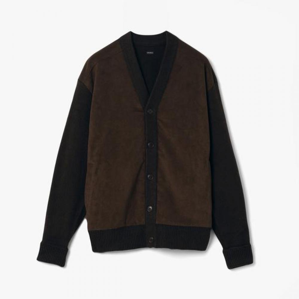 Monostereo Hybrid Cardigan Brown Naf2m20004a50