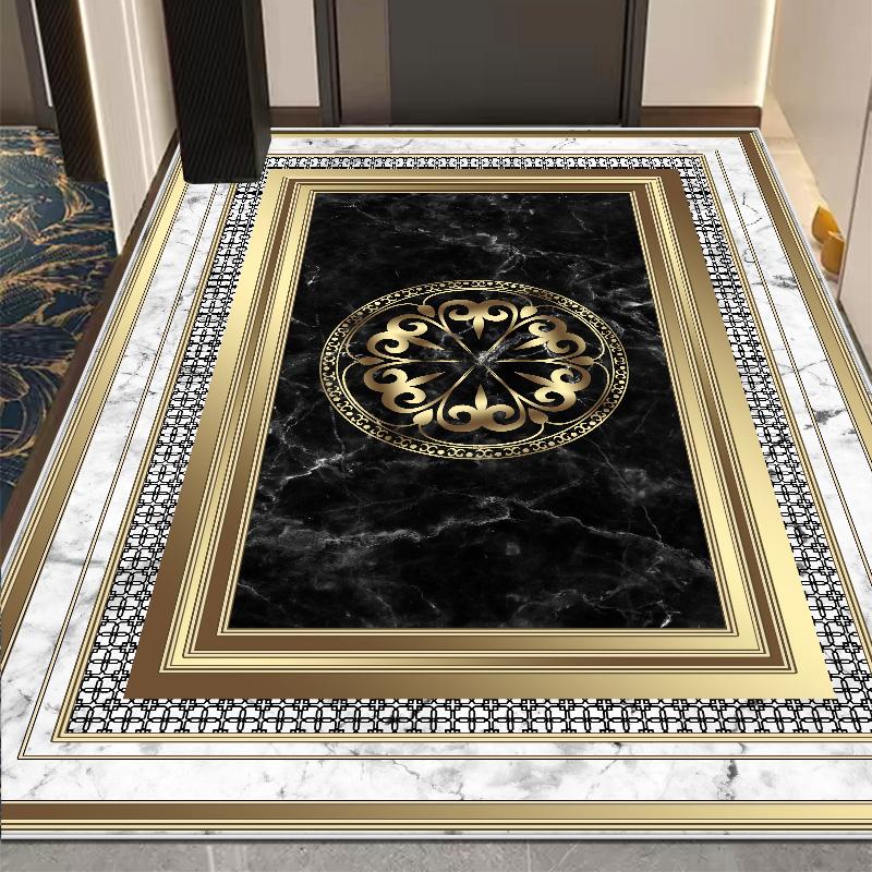 Luxury Style Entrance Door Mat Large Area Living Room Decoration Carpet 200x300cm Non-slip Lounge Soft Rug Washable Customizable