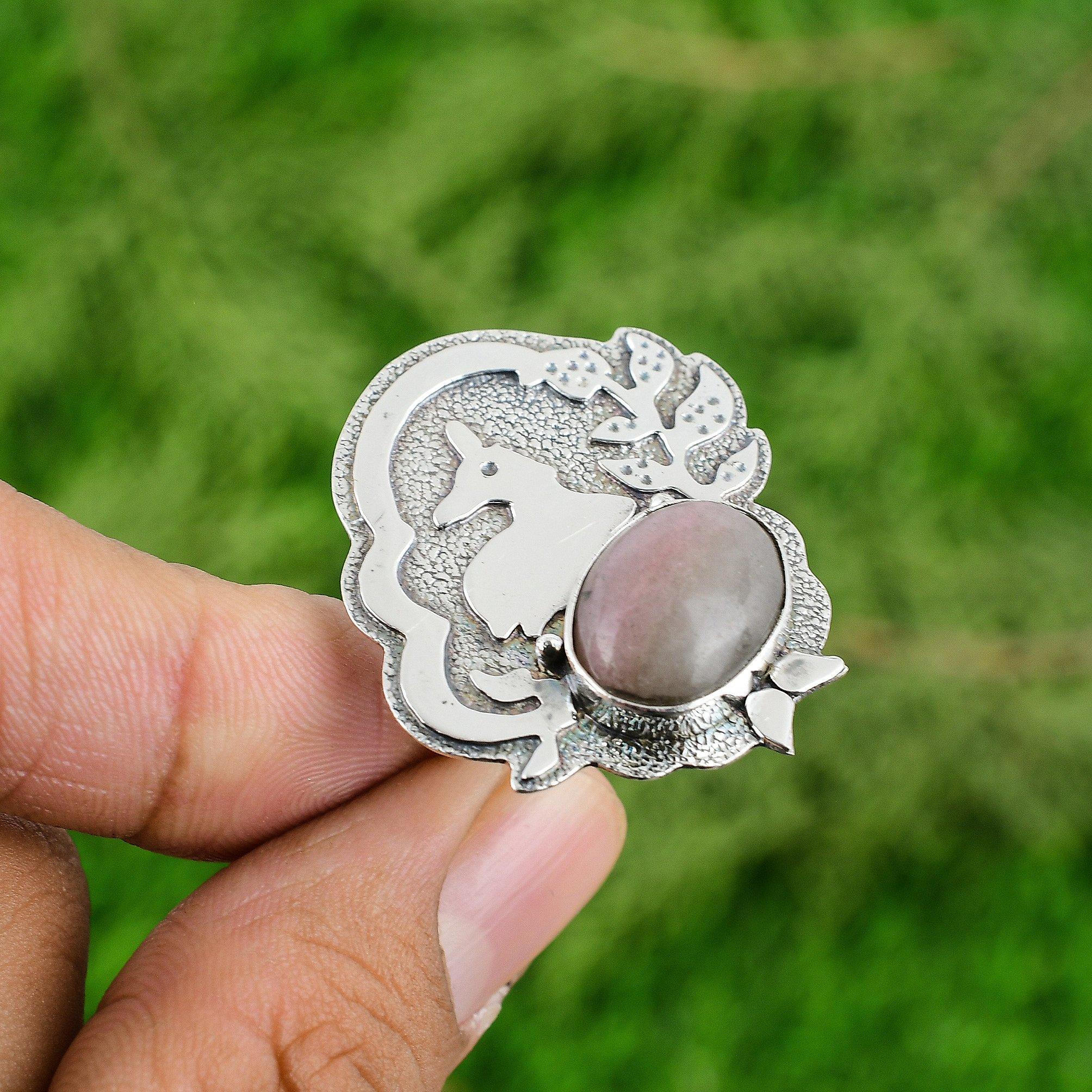 

Овальный Натуральный Авантюрин Стерлинговое Серебро Безель Свадебное Кольцо Заявление Новое Обещание Adjustable