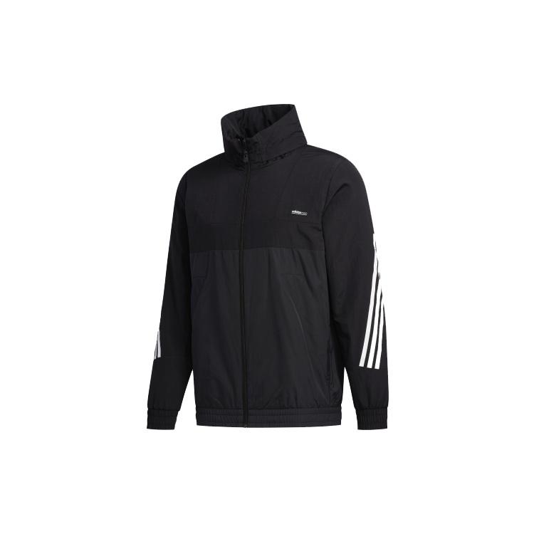 adidas neo M SS WRMLN WB Sports Windbreaker Jacket Black Men s FN6538 XL