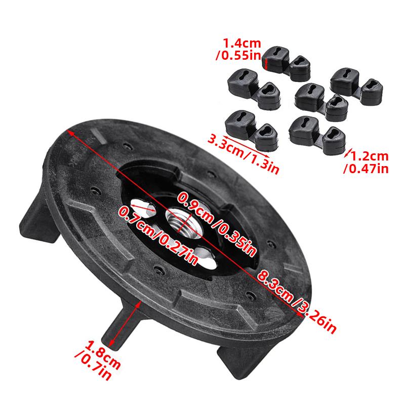 Air Conditioning AC Compressor Clutch Hub Rubber 6SEU17C 7SEU17C 5SE09C 5SL12C 5SEU12C