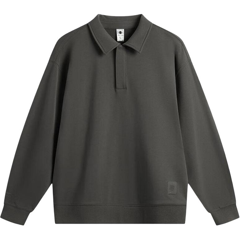 LI-NING Men s 2025SS Training Series Brushed Stand Collar Zip-Up Jacket Dark Navy Blue AWDU849-6 M