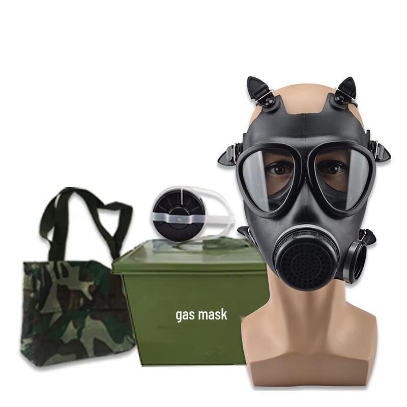 Full-Face Gas Mask for Smoke and Chemical Protection