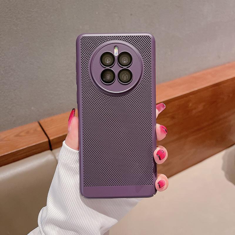 Applicable To Huawei Mate50pro Phone Case, Grid Cooling P60, Ultra-thin with Built-in Lens Film 40, Full Package Shockproof 30