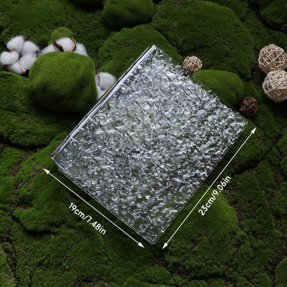 Loose Leaf Design Photocards Holder Water Ripple Idol Card Collection Binder Storage Booklet