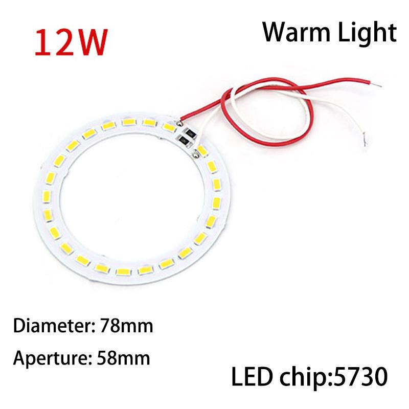 3pcs 5V 3W 5w 10w 30w LED Chip Bead Yellow Warm White Lamp Night Lights Wire Board Bulb Round Transformation Source 32MM 50mm 14mm