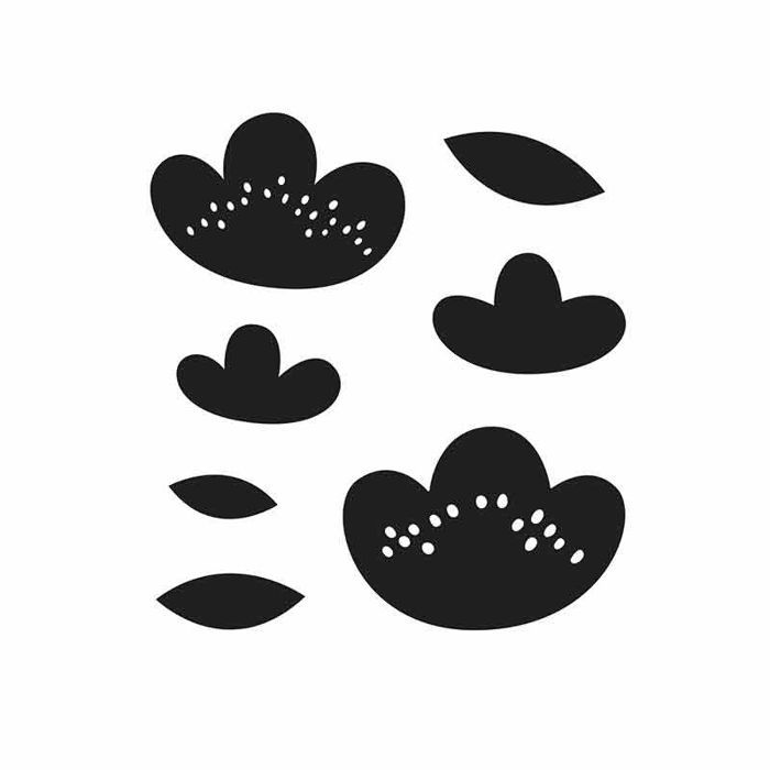 Cutting Dies - ARTEMIO - Spring Flowers - 2.1 To 4.9 Cm - White