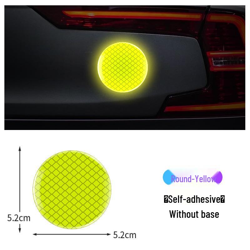 Reflektierender Warnschild-Aufkleber für Autos, Motorräder, Elektrofahrzeuge und Fahrräder