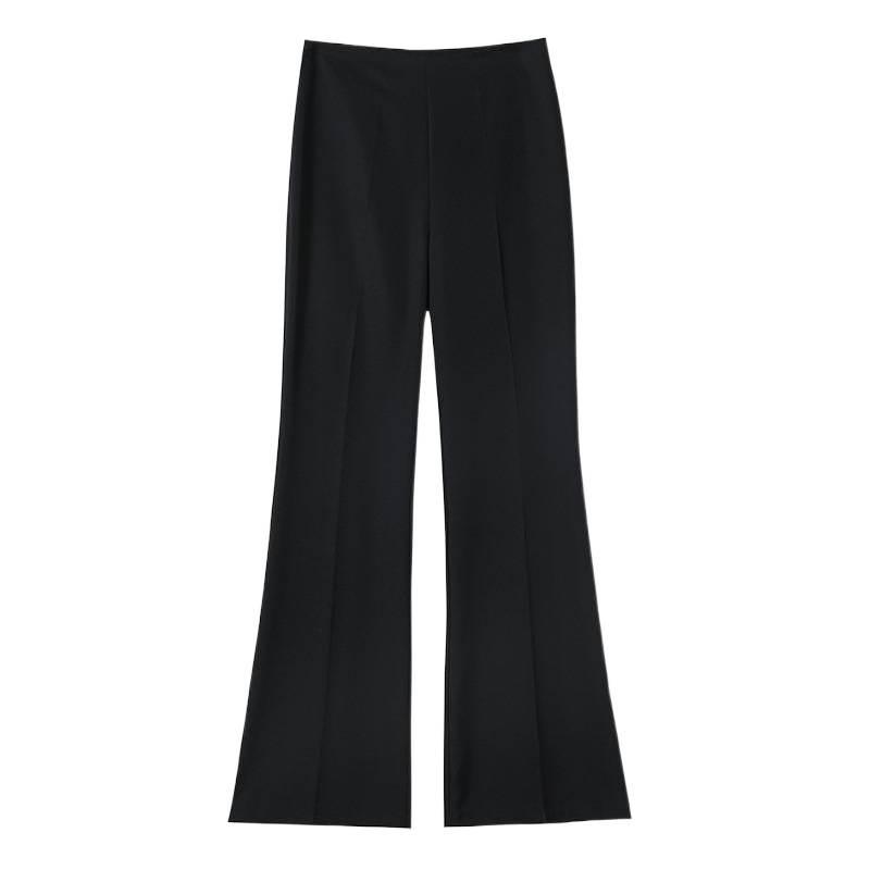 Spring 2026 Women's High Waist Slim Fit Wide Leg Flare Pants