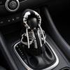 Funny Skull Style Car Gear Shift Cover,Comfortable Gear Shift Knob Cover with Zip for Car Decoration & Protection,Stick Shifts Covers Cars Interior