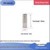 304 Stainless Steel Hose Barb Two-Way Double Head Connector for Soft Tube