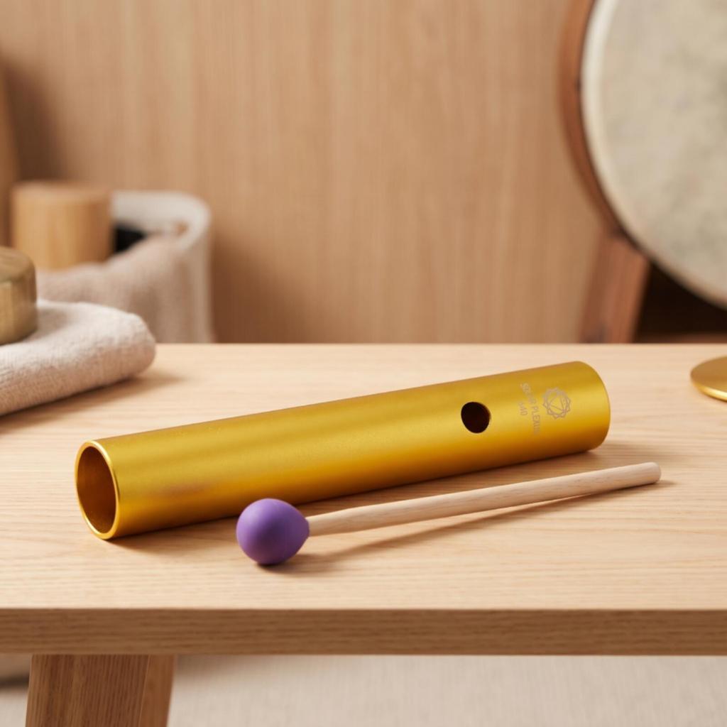 Percussion Tube with Mallet Hollow Sound Long-Lasting for Students
