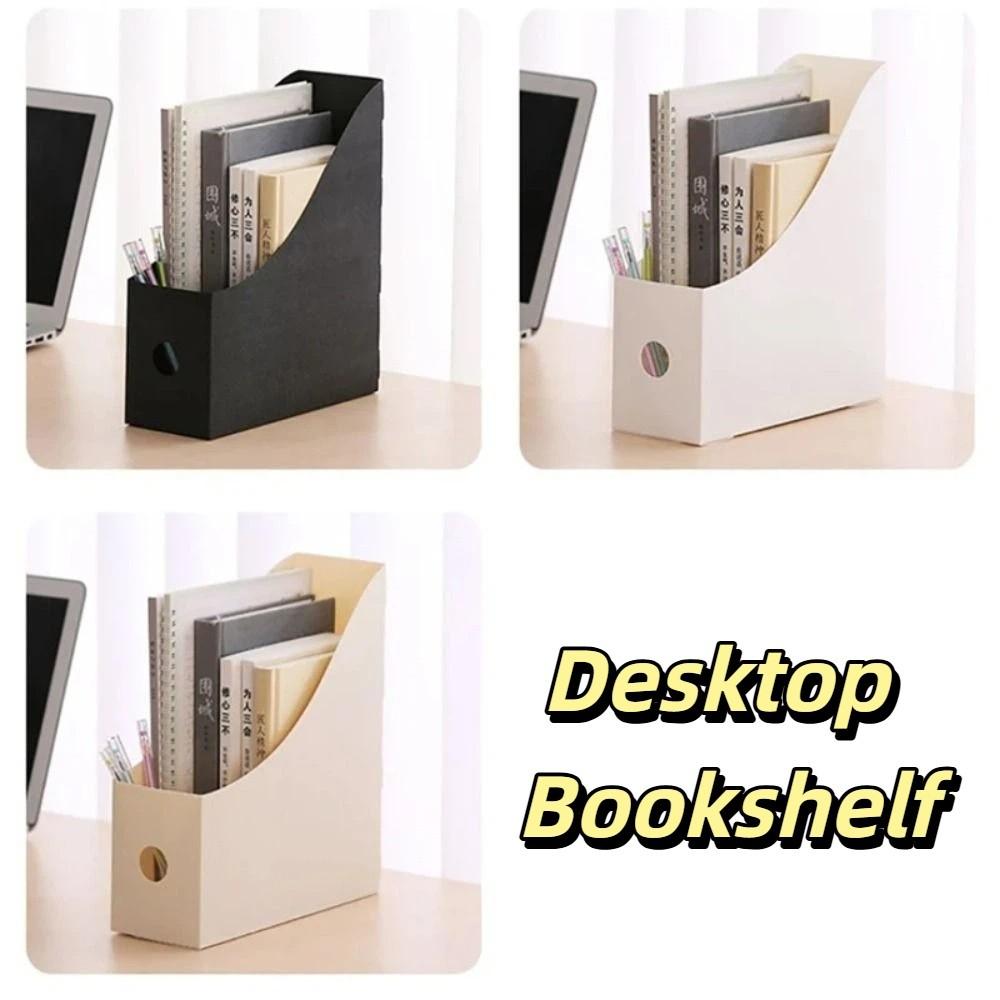 Adjustable Desktop Bookshelf Plastic Material Document Holder Desktop Organizer  Document Storage