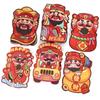 6PCS Cartoon Lucky Snake Year Red Envelope Blessing Best Wishes New Year Money Envelope Paper 3D 2025 Hong Bao Spring Festival