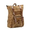 New Retro Men's Canvas Backpack, Outdoor Waterproof Hiking and Mountaineering Bag, Large-capacity Camping
