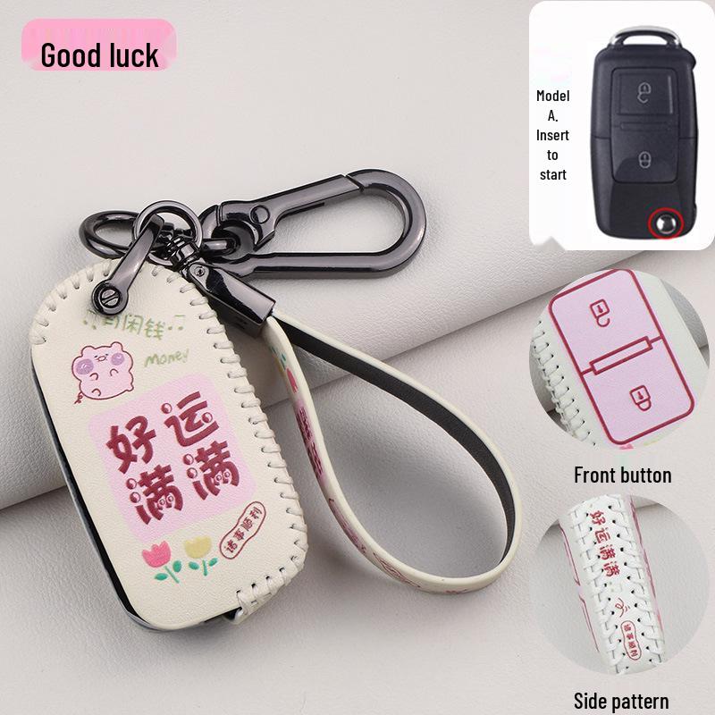 Cartoon Key Cover for Foton Times M3/H1H2H3, Xiangling M2M1, and Kangrui Trucks - Remote Control Modification Accessory