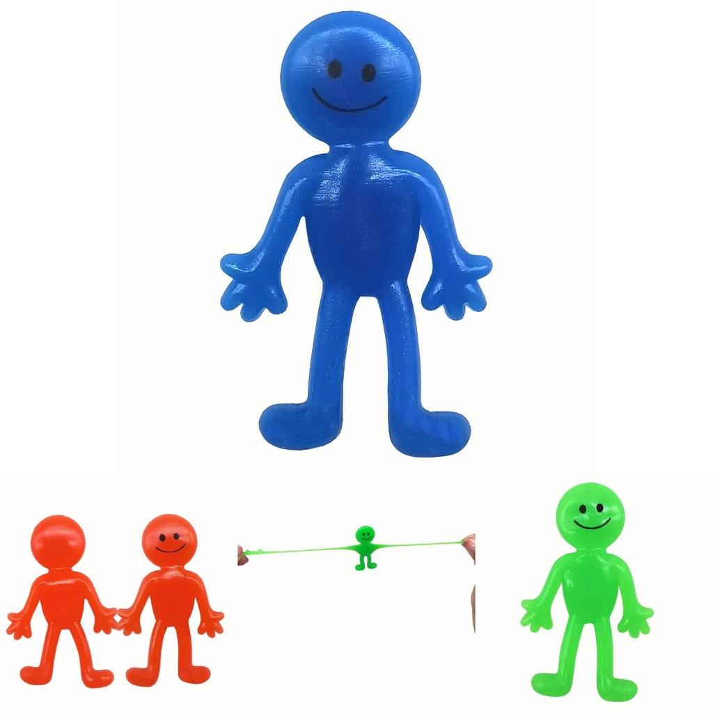 Tpr Smiley Face Doll Toy Stretchable And Stress-relieving Figure For Children Teens And Adults