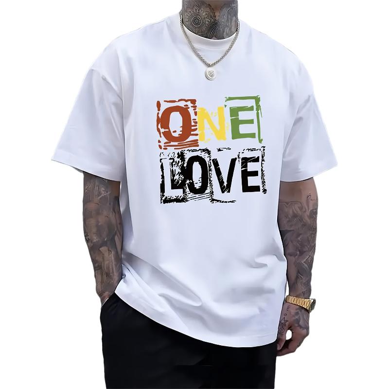 Специальное предложение Футболка с коротким рукавом Обычная ткань Дышащая Удобная Повседневная L белый