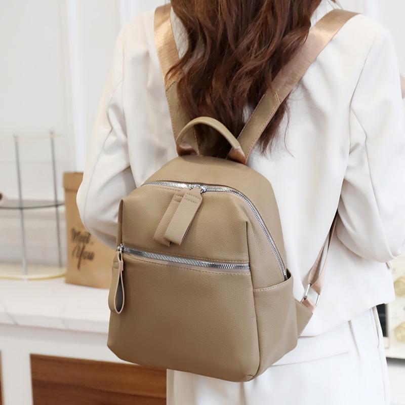 Backpack Women's Backpack New Trendy Travel Large Capacity Bag High-end Casual Backpack Student Trend