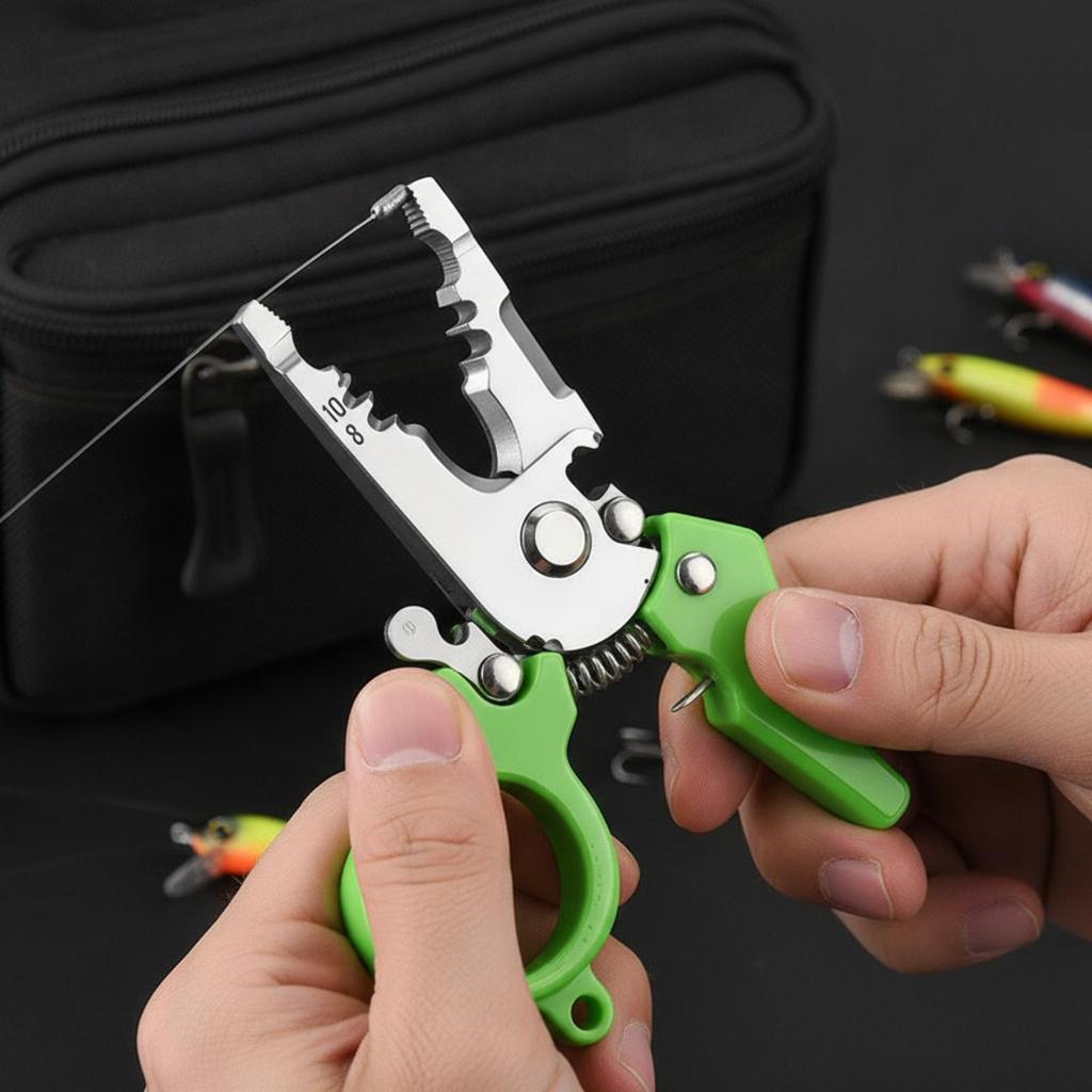 Wire Stripping Mini with Finger Loop Multipurpose for Tackle Box