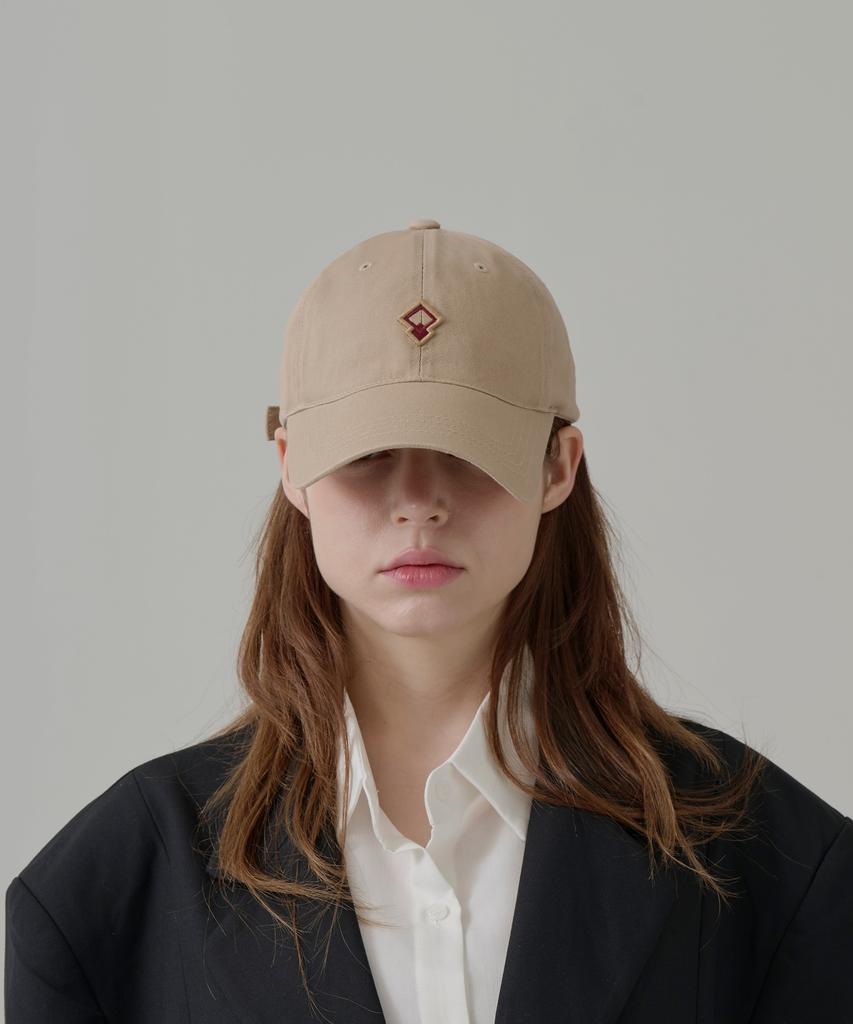Seuteijial Diamond Logo Washed Ball Cap