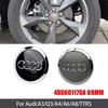 2026 4Pcs/pack 69mm Cap Hub Covers Badge Wheel Center Car Styling for 4HGUE A3 A4 A5 A6 A7 A8 TT V8 RS3 RS5 Q3 Q5 Q7 TT Wheel Hubcap